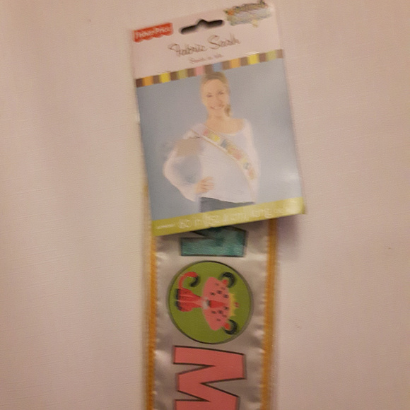 Fisher Price Fabric Sash New Mom to Be - Picture 1 of 3